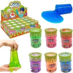 Trifox Masa magiczna slime 80g wiadro MIX