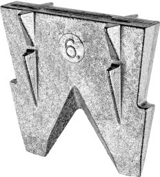 Drel DREL Kliny do siekier i młotków nr 6 metalowe 3 szt mocne