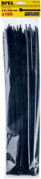 Drel DREL 4.8x430 mm nylon czarne 100 szt extra długie