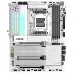 Płyta główna Sapphire Sapphire Nitro+ X870EA PhantomLink Polar Edition Mainboard, AMD X870E, Sockel AM5, DDR5