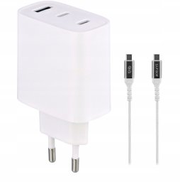 Ładowarka TnB Ładowarka sieciowa Gan 230v 65w 2 X Usb-c + Usb Usb-a + Kabel Usb-c T"nb / Chnbgan65w
