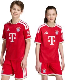 Adidas Koszulka dla dzieci adidas FC Bayern 26/27 Home Jersey czerwona JZ3098 140cm