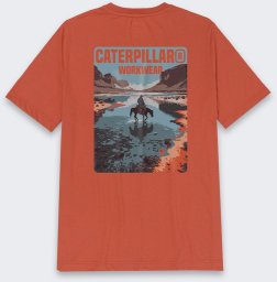 Carhartt Koszulka Caterpillar Workwear RED
