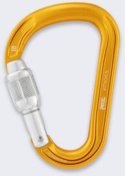Petzl Karabinek Petzl Attache ScrewLock YELLOW