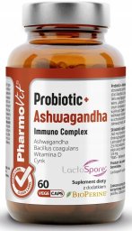 Pharmovit PHARMOVIT_Probiotic + Ashwagandha suplement diety 60 kapsułek