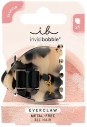 Mini Miss Spinka do włosów Invisibobble Everclaw Leo Baby S o delikatnym mocowaniu, z wzorem leoparda (878-79428)