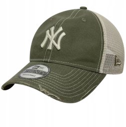 New Era New Era 9TWENTY Trucker MLB Cotton Canvas New York Yankees Cap 60856386 Zielone OSFM