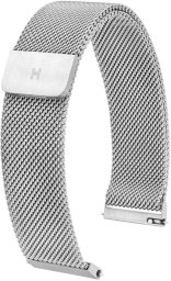 Hirsch Bransoleta stalowa do zegarka srebrna magnetyczna 22 mm Hirsch 30161434-2-22 .