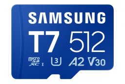 Karta Samsung T7 MicroSDXC 512 GB Class 10 UHS-I/U3 A2 V30 (MB-MB512T/WW)