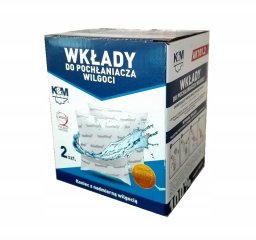 KM Wkład wymienny do pochłaniacza wilgoci 2 szt K&M AK101.2