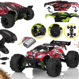 Overmax Samochód Rc Zdalnie Sterowany Monster 3.5 Overmax 45Km/H Dwie Obudowy