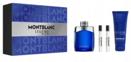 Mont Blanc Legend Blue Eau de Parfum 100ml + 2 X Eau de Parfum 7.5ml + Shower Gel 100ml