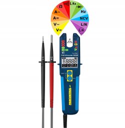 Lange Łukaszuk Tester prądu / napięcia LED + LCD 200A AC/DC (PANALLROUNDER200AD)