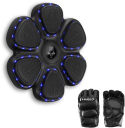  HMS TB12 Elektroniczna tarcza bokserska bluetooth z muzyką i rękawicami 17-44-377