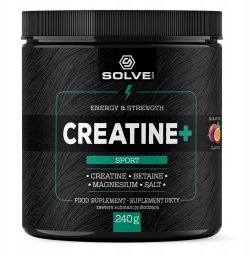 Solve Labs SolveLabs Creatine+ 240g Marakuja kreatyna monohydrat kreatyny one size