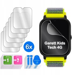 krainaGSM Folia Do Garett Kids Tech 4G Hydrożelowa Ochronna Na Ekran 3D 6 Sztuk
