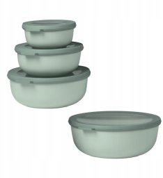Mepal 4 misek Cirqula okrągła 350 750 1250 2250 ml Nordic Jade (106232094700)