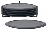 Zone Podstawki pod szklanki Singles black (330303)