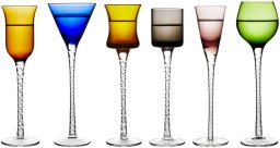 Crystal Julia Kieliszki do wódki Aquavit London 6 sztuk mix (27582)
