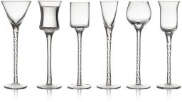 Affek Design Kieliszki do wódki Aquavit Rom transparentne (27585)
