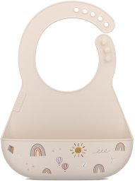 Mepal Śliniak silikonowy z kieszonką Mio Sunshine &amp; Rainbow (108034565245)