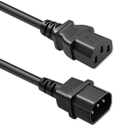 Qoltec Kabel zasilajšcy IEC C13 | C14 | 3x0.75mm2 | Czysta mied Cu | 2m (54630)