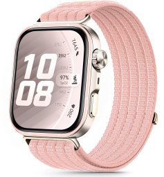 4kom.pl TECH-PROTECT Nylon HUAWEI WATCH FIT 3 / 4 / 4 PRO / 5 / 5 PRO Light pink