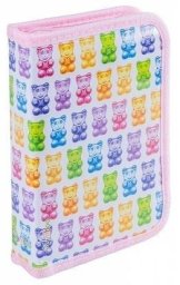 Piórnik Gimboo Piórnik z wyposaż. Colorful Teddy Bears różowy