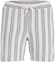Jack & Jones Jack&Jones męskie szorty JPSTJAIDEN COBA STRIPE JOG SHORTS REG SN 12274413 CLOUD DANCER/STRIPES XL