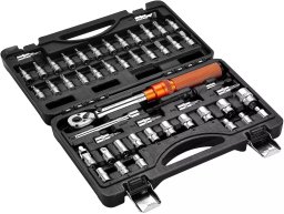 Delphi Tools Klucz dynamometryczny 1/4 2,3-27Nm z bitami i nasadkami do roweru