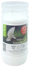 Bispol Wkład do zniczy parafinowy Płomyk A-1 (11,5cm) 24-48h 1szt.