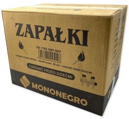 Tytan Zapałki krótkie MONONEGRO 1000 pudełek (1000 x ~38szt.) 44mm