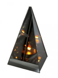 Miloo Home Lampion lustrzany LINDO HOME Piramida 3D LED 20 cm