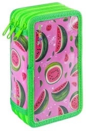 Piórnik Gimboo Piórnik z wyposaż 3-komorowy Watermelon zielony