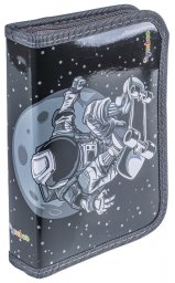 Piórnik Gimboo Piórnik z wyposaż. 1-komorowy Astronauta czarny
