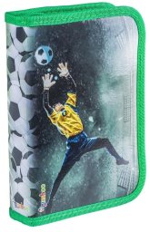 Piórnik Gimboo Piórnik z wyposaż. 1-komorowy Soccer zielony