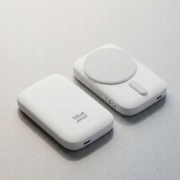 Powerbank Bluestar Powerbank zgodny z MagSafe Blue Star Slim DG-P8 15W 5000 mAh biały