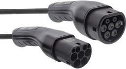 Kabel do ładowania samochodów InLine kabel do ładowania samochodu 11kW Typ2 3-fazowy 2,5m
