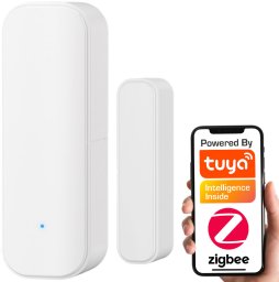 Tuya Czujnik magnetyczny otwarcia Drzwi Okna Biały ZigBee TUYA