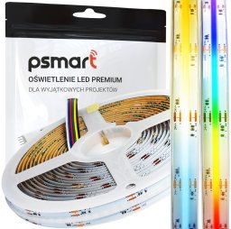 PSmart PSMART Taśma Pasek Neon Linia LED COB 24V RGB+CCT IP20 12mm 840led/m 5m