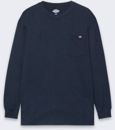 Texar Koszulka z Długim Rękawem Dickies L/S Pocket Navy