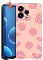 krainaGSM Do Oppo Reno15 5G Wzory Silikonowe Matt Case + Szkło 9H
