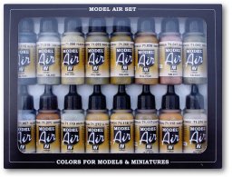 Vallejo Vallejo: 71.208 - Model Air - German WWII Europe & Af (16 x 17 ml)