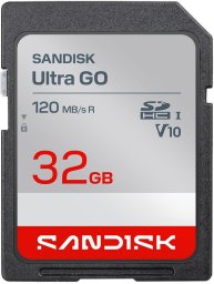 Karta SanDisk Ultra GO SDHC 32 GB Class 10 UHS-I V10 (SDSDUGN-032G-GN6IN)