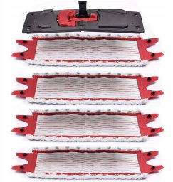 Strado Zestaw 4x Wkład nakładka do mopa Vileda UltraMax Ultramat 36 Zapas Końcówki