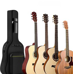 Strado Etui wodoodporne gitarę 41 szelki - ochronne z podstawką, dostęp do portów i przycisków