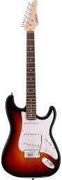 Arrow Gitara elektryczna Tonecaster ST 111 Tobacco Burst Rosewood/White (ARRTMST111ABRWWH)