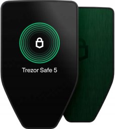 Trezor Safe 5 - Portfel kryptowalutowy, CC EAL6+, USB-C, Czarny
