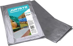 Jufisto Materiały budowlane Plandeka 10x12 m 120 g srebrna plandeka wodoodporna