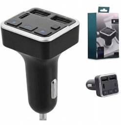 Transmiter FM TnB Fm 12–24 V Bluetooth ładowarka Usb Zestaw Głośnomówiący Samochód / Fmct07v2